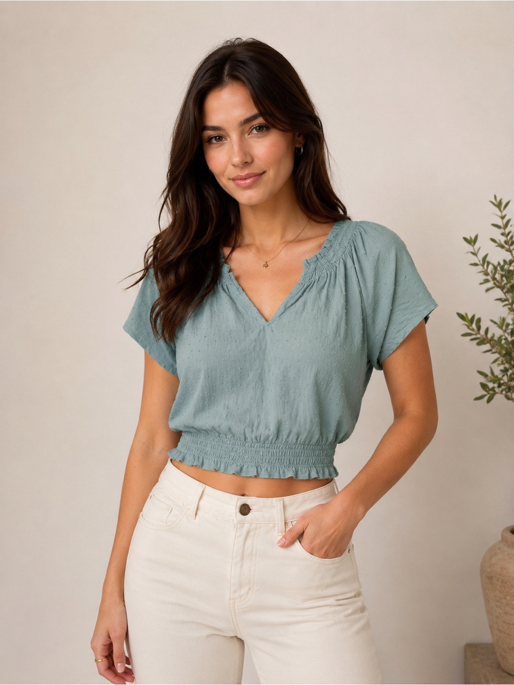 Cropped Blouse